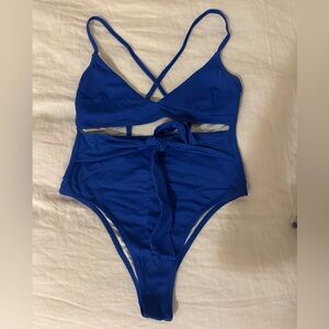 Blue Shade & Shore One-Piece Swimsuit
